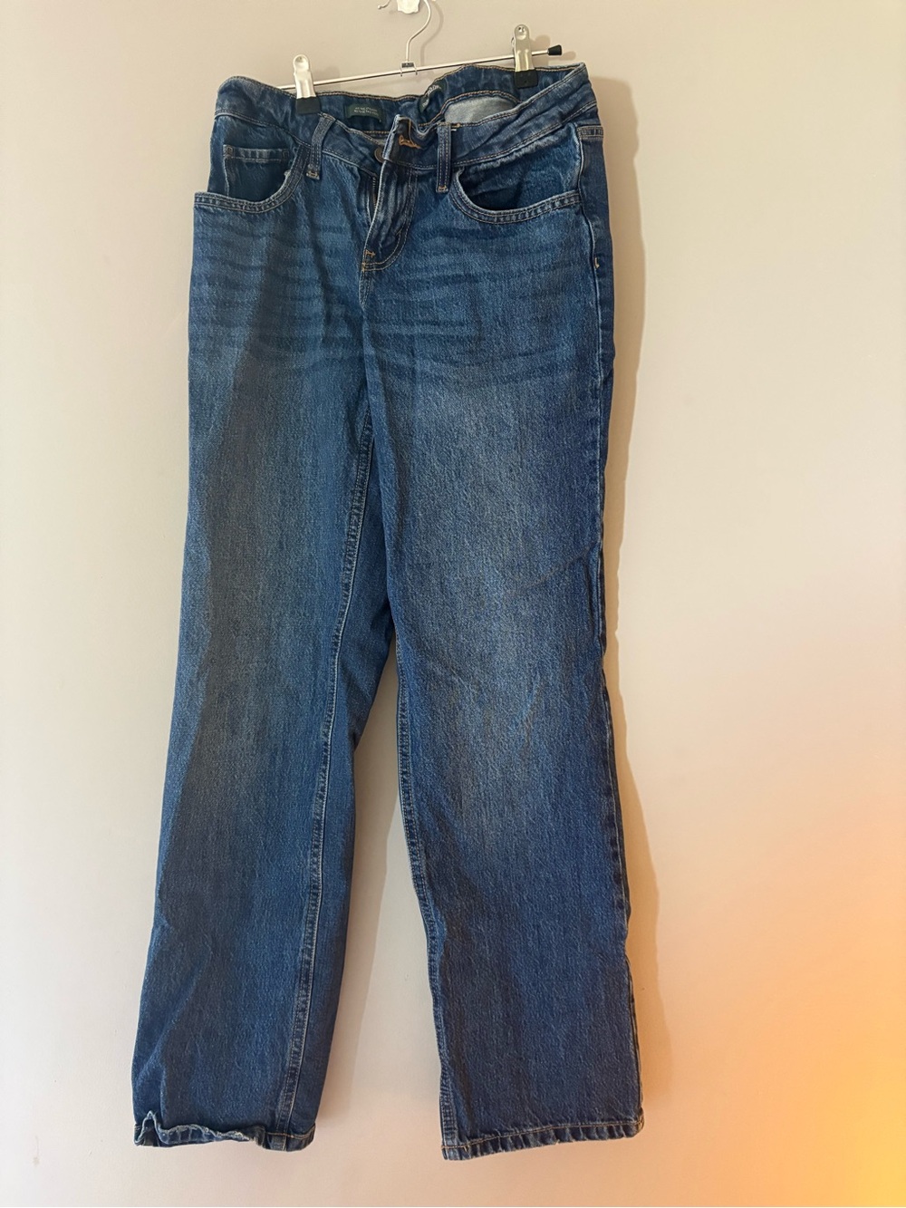 wild fable Women's Blue Straight-Leg Jeans